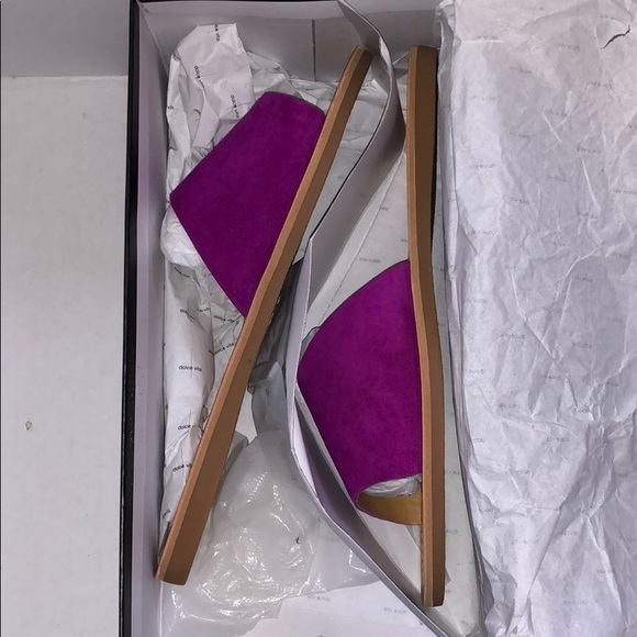 NWT Dolce Vita Javier Pink Suede Sandals, Size 7.5 - Picture 2 of 8
